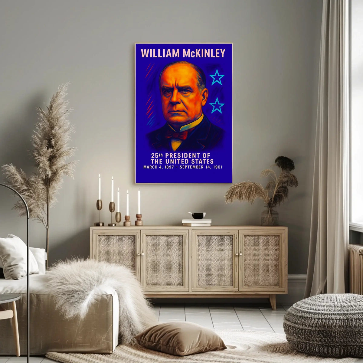 William McKinley 25th President Poster