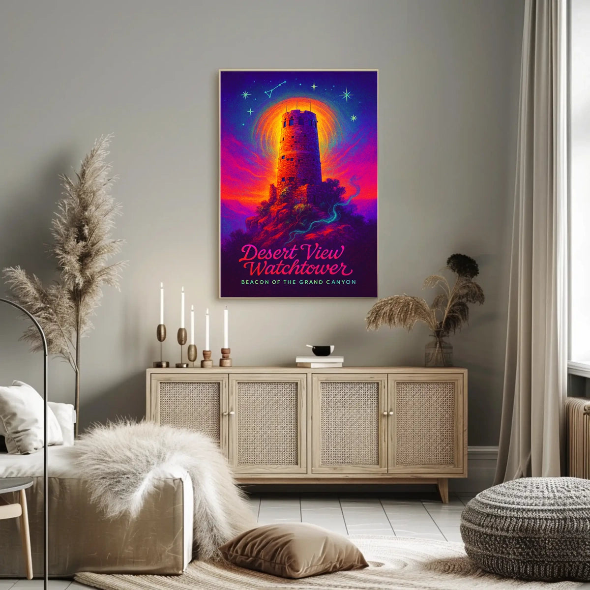 Desert View Watchtower Beacon of the Grand Canyon Poster