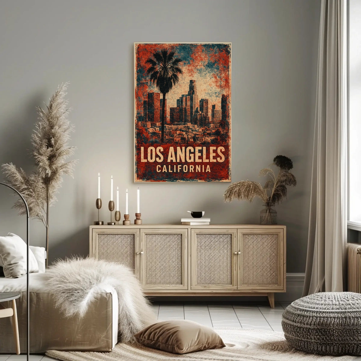 Los Angeles Skyline Poster