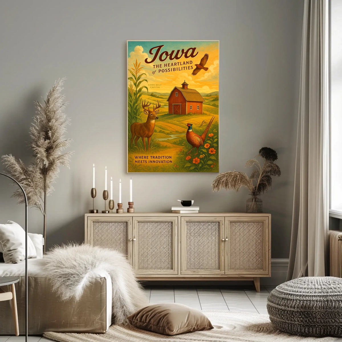 Iowa The Heartland of Possibilities Poster