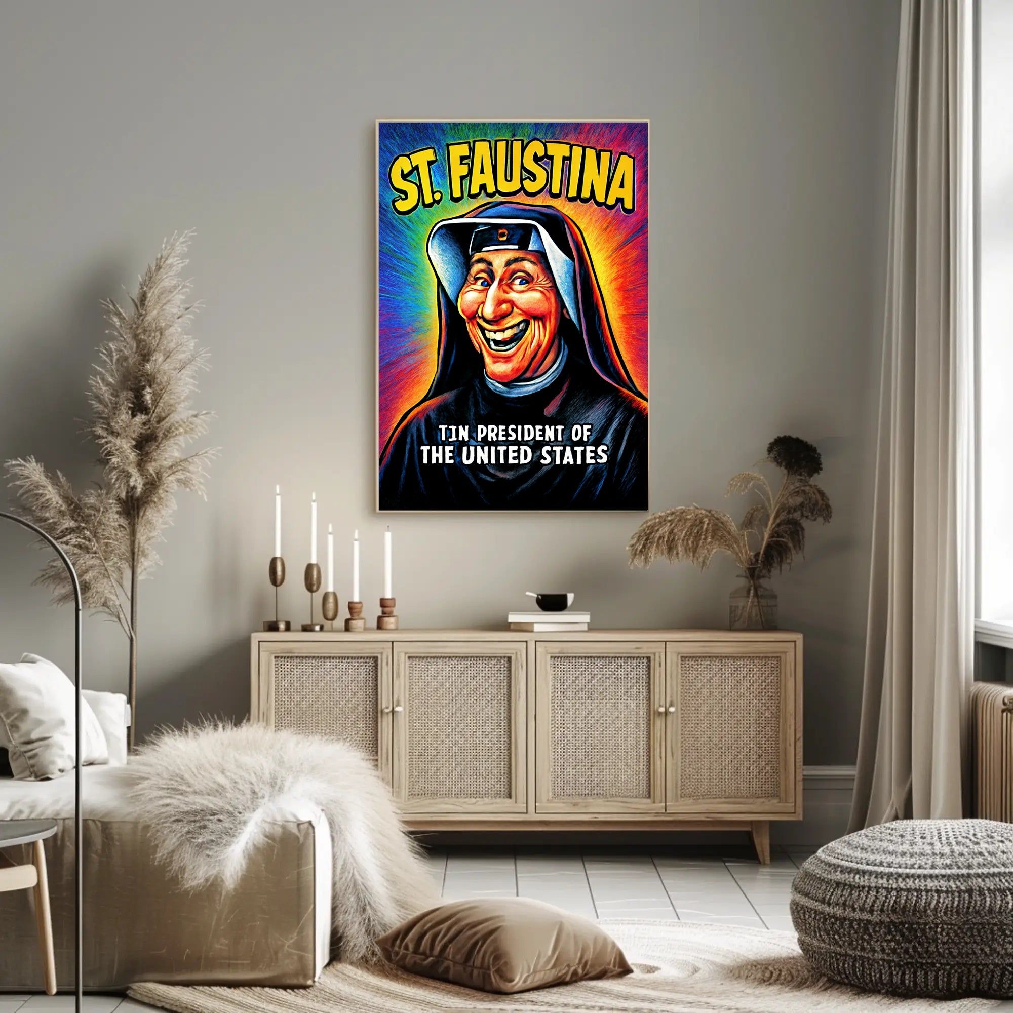 St. Faustina - Tin President of the United States Poster PosterGoat