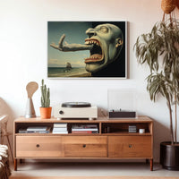 Surreal Coastal Grotesque Fantasy or Mythology Poster