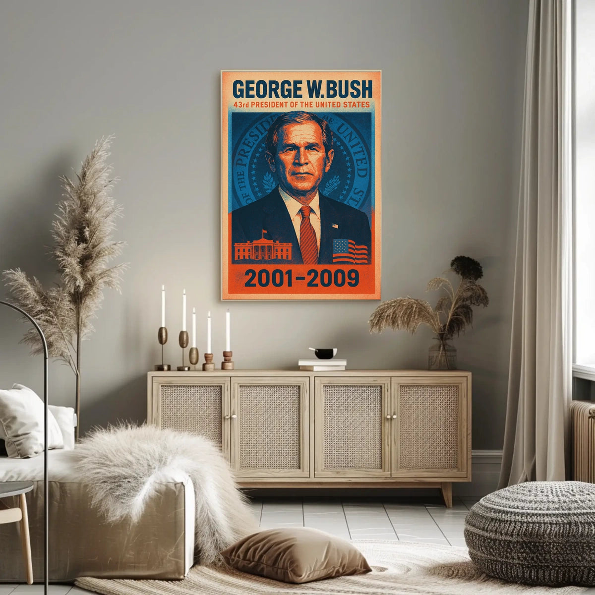 George W. Bush 43rd President Poster
