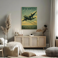 C-130 Hercules Airlift Legend Poster PosterGoat