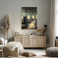 Vintage Classroom Scene Poster