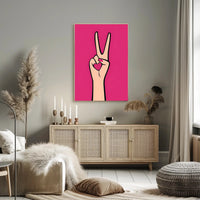 Peace and Love Poster