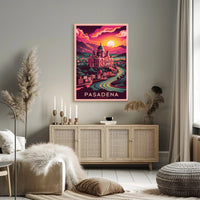 Pasadena Sunset Poster