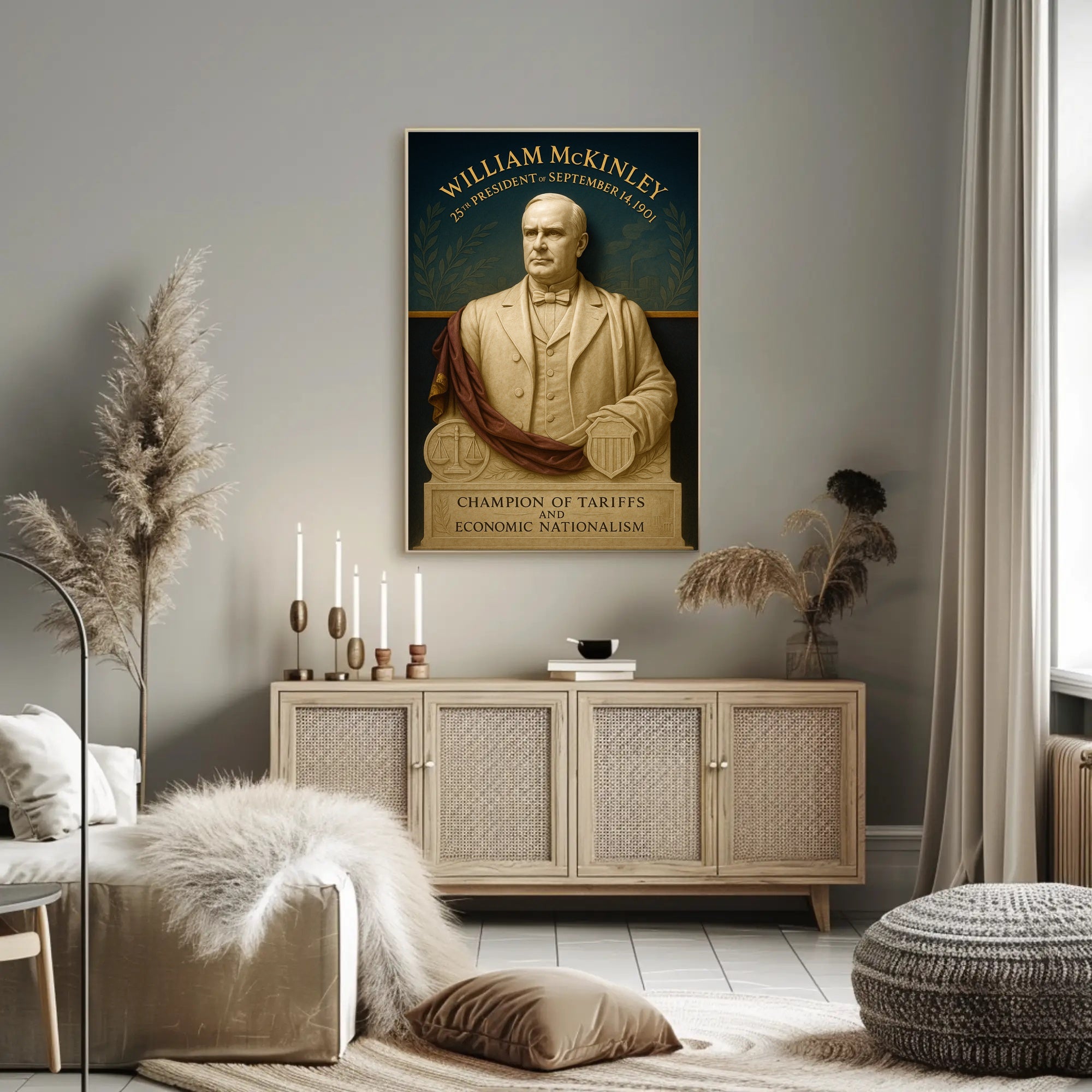 William McKinley 25th President Poster PosterGoat