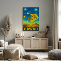 Hawaii Starry Night Poster