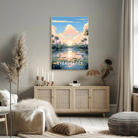 Serene Everglades Sunrise Tranquility National Park Poster