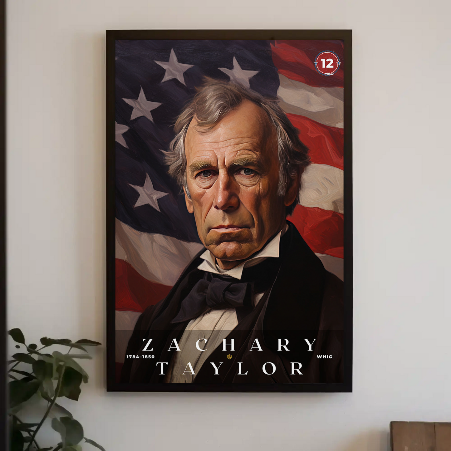 Zachary Taylor 12th President Of The United States Portrait