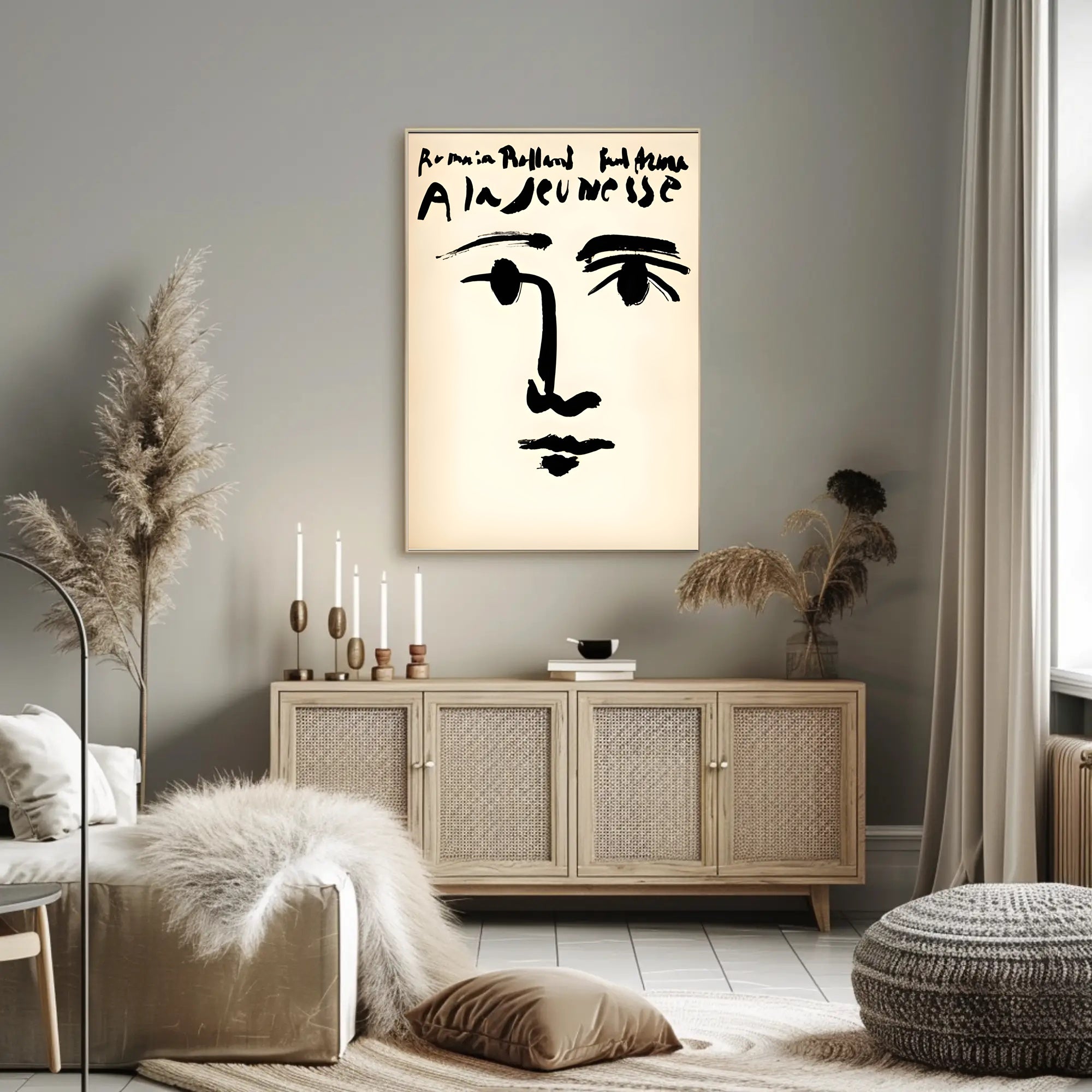 A La Jeunesse Poster Scenic Vintage Travel Print