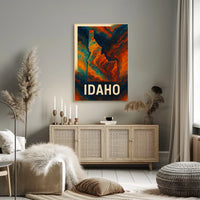 Idaho A Vivid Exploration Poster