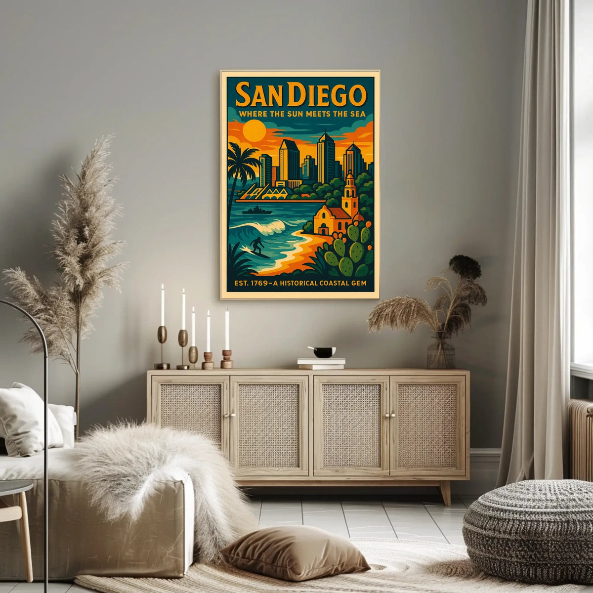 San Diego A Historical Coastal Gem Poster