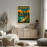 San Diego A Historical Coastal Gem Poster