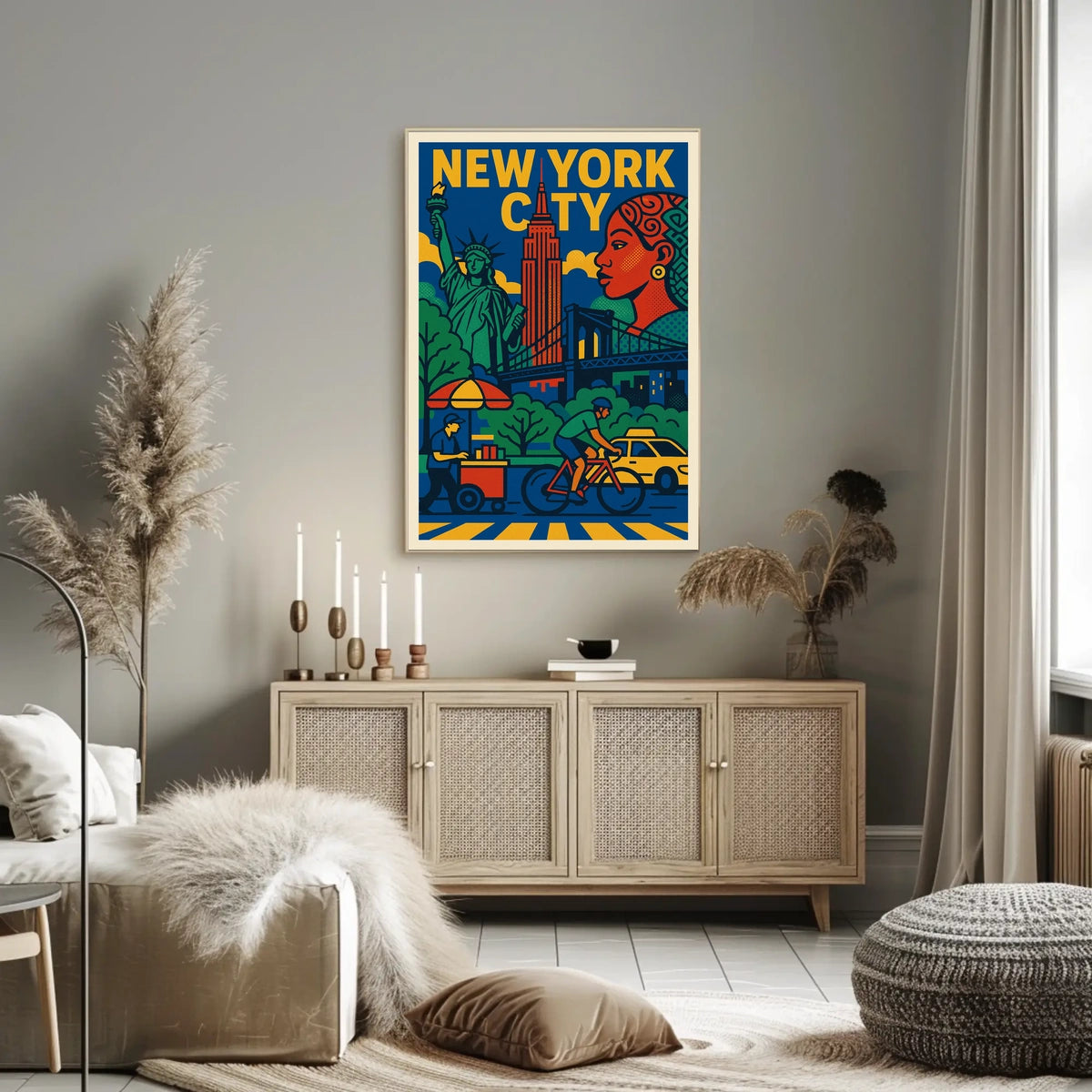 Vibrant New York City Poster