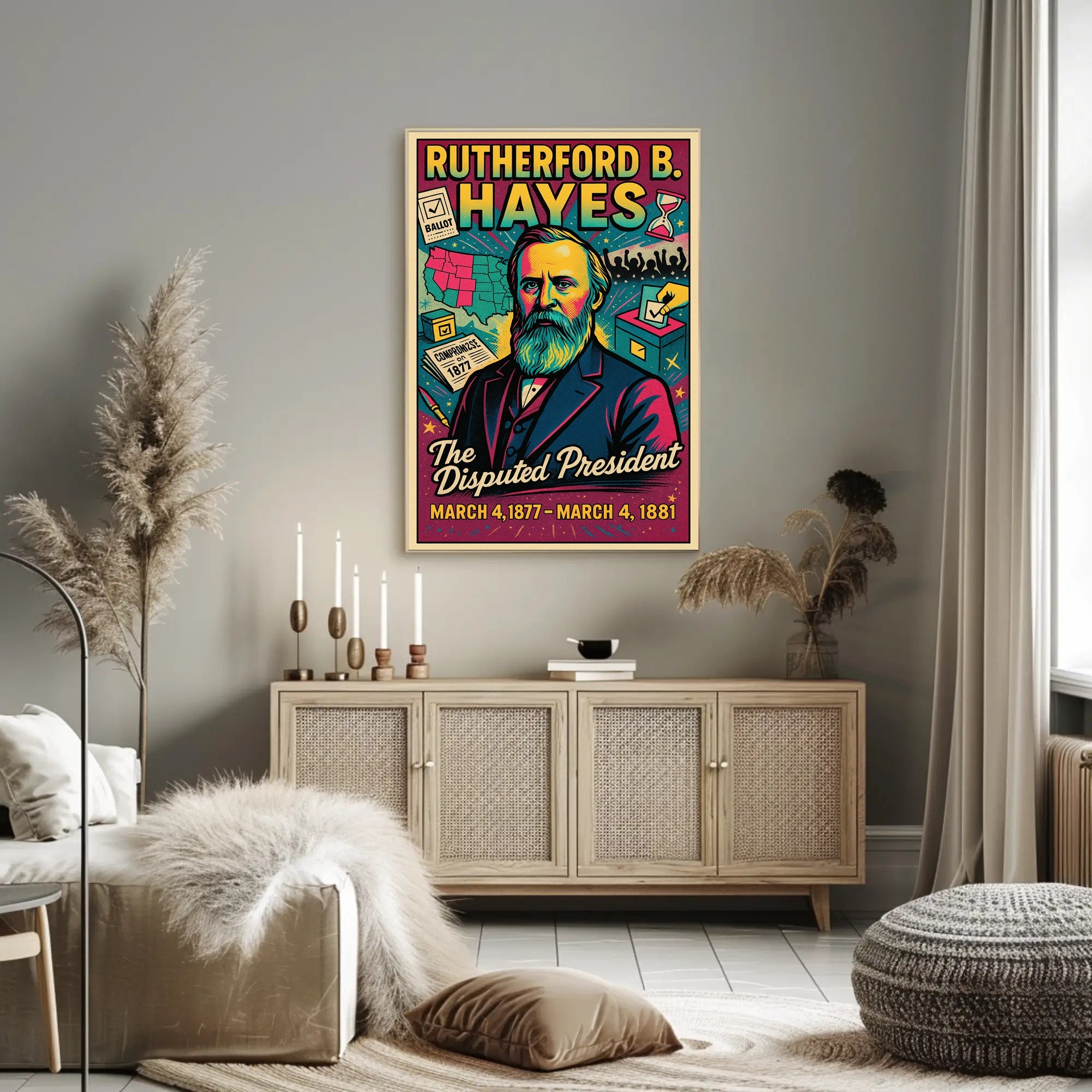 Rutherford B. Hayes The Disputed President Poster PosterGoat