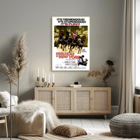 Hercules Conquers New York Mythology Poster Retro Wall Art