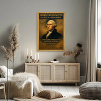 George Washington 1st President Poster PosterGoat