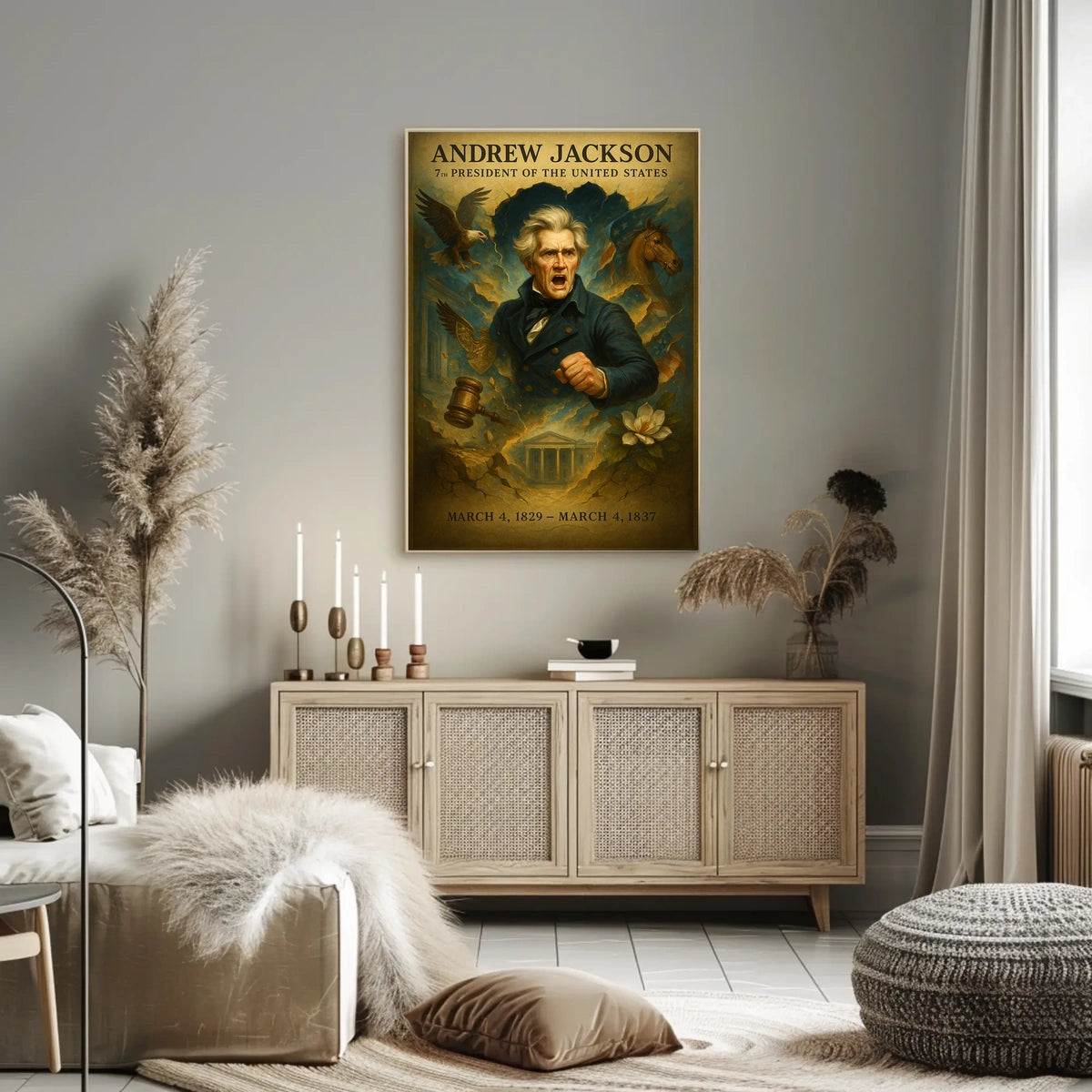Andrew Jackson 7th President Poster