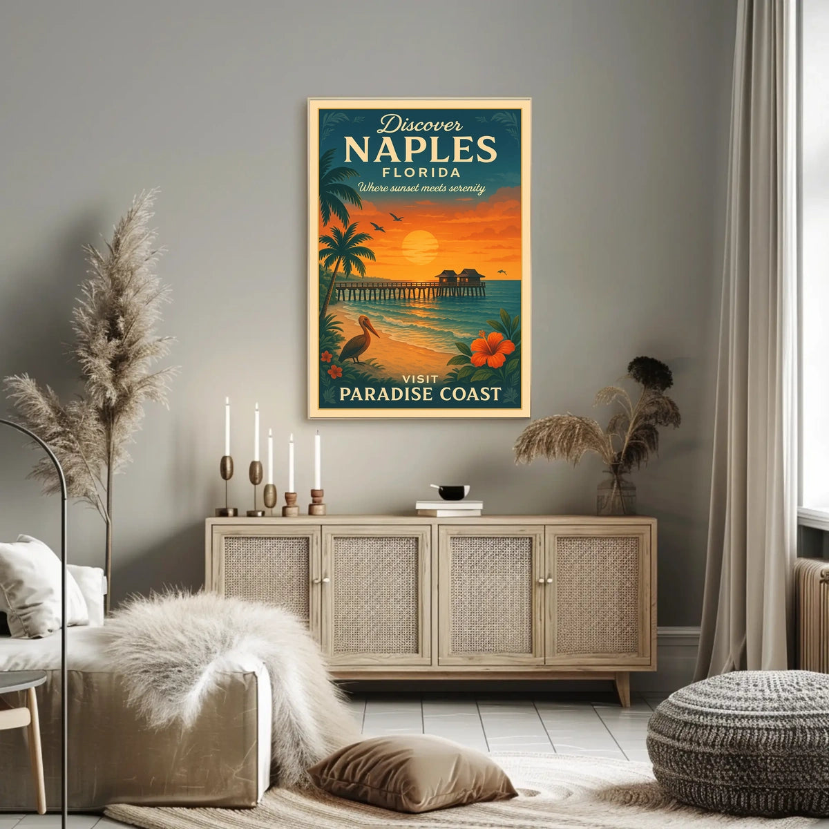 Discover Naples, Florida Poster