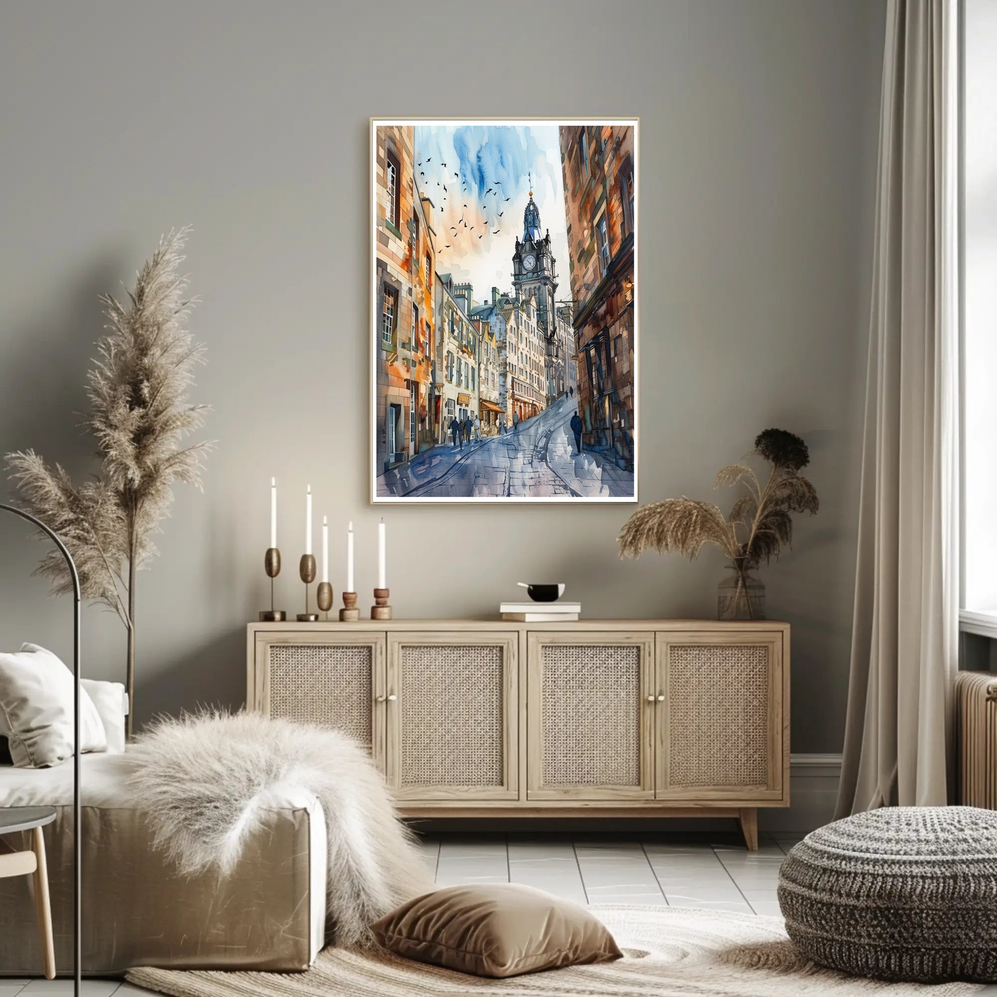 Captivating Cityscape Poster PosterGoat