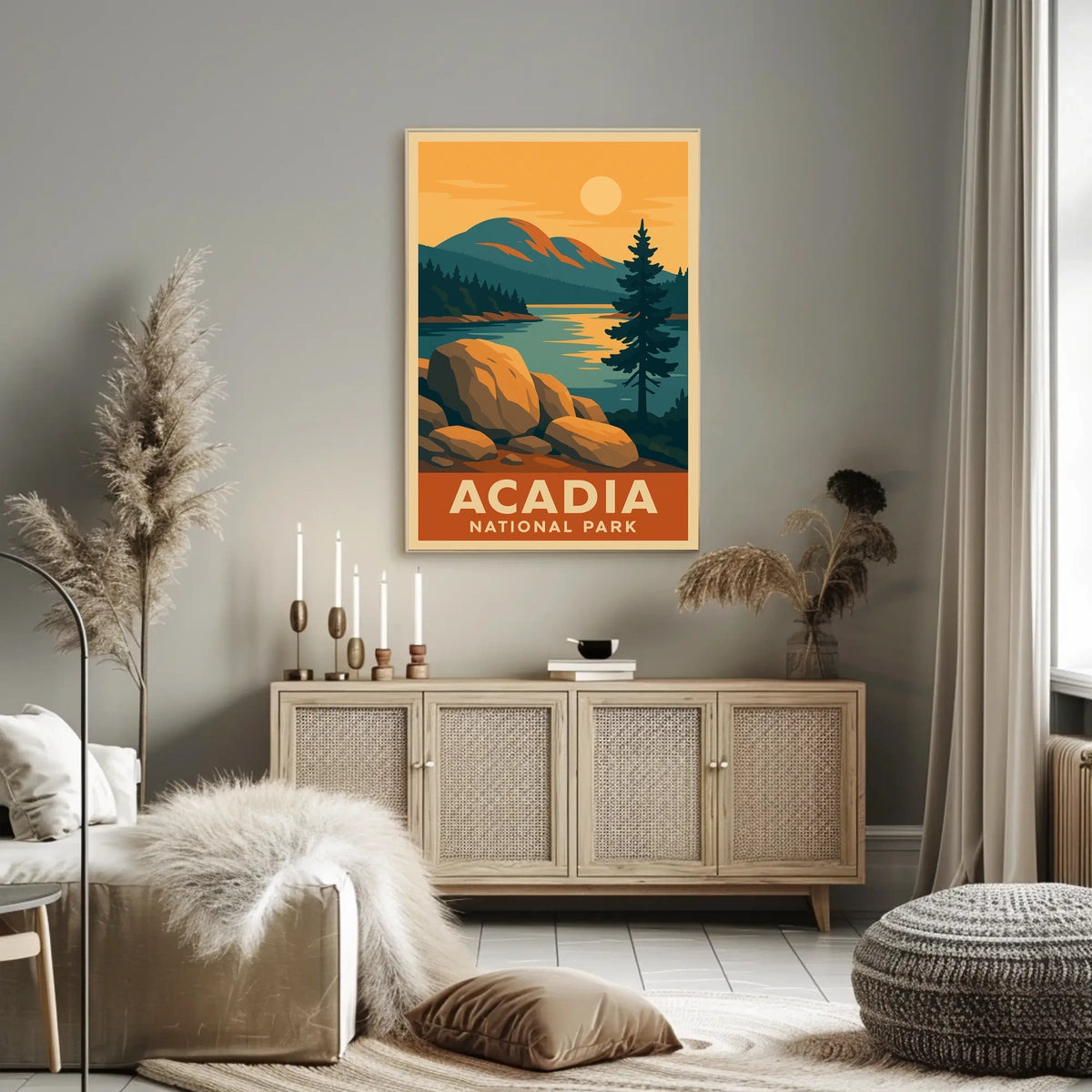 Acadia National Park Scenic Wanderlust Poster