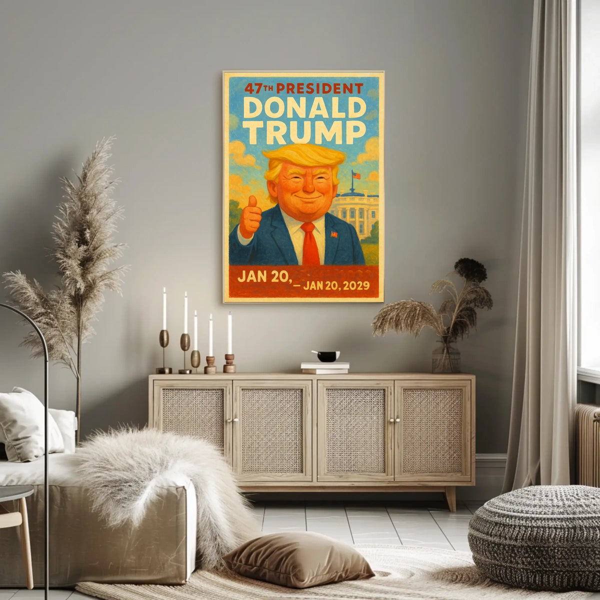 Donald Trump Vision of Prosperity Poster