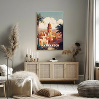 Marrakech Travel Poster