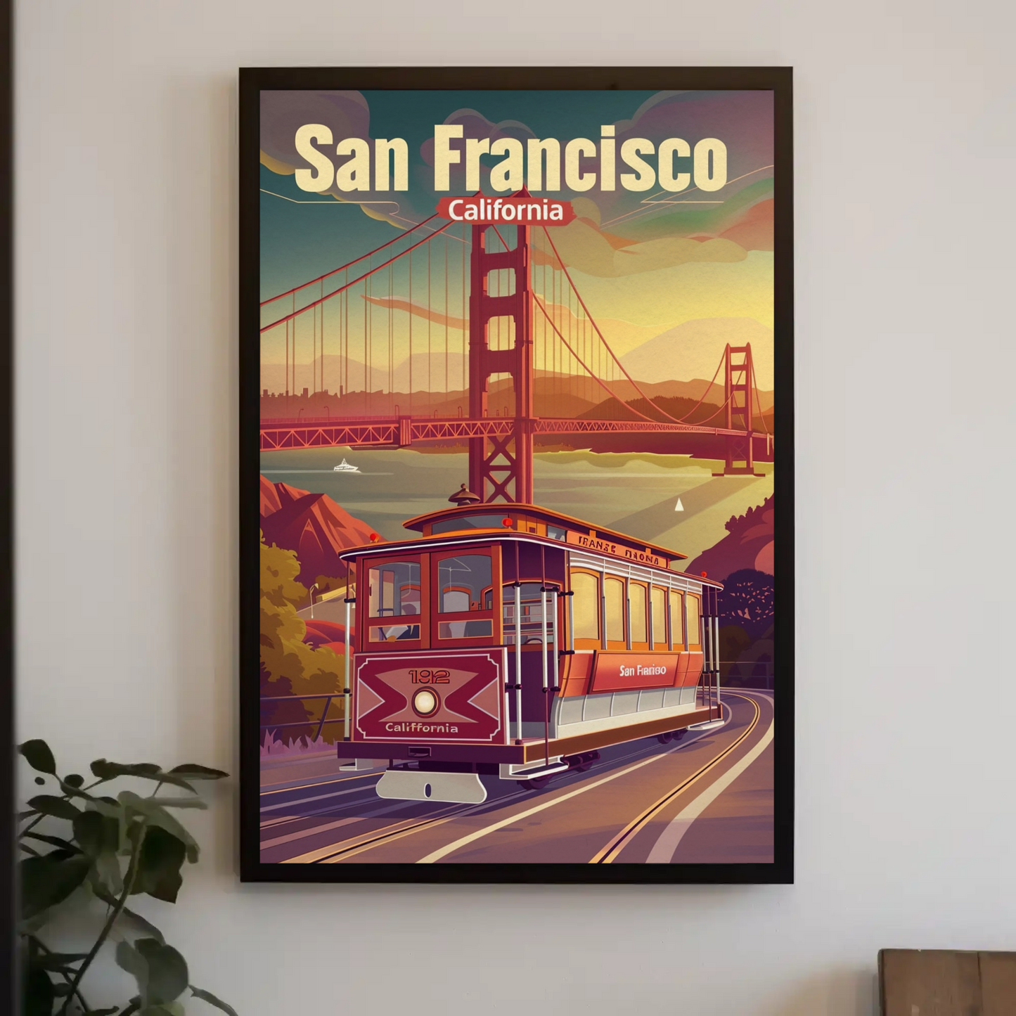 Golden Gate Bridge San Francisco Travel Poster
