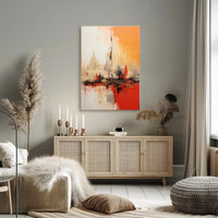 Abstract Cityscape Abstract Poster