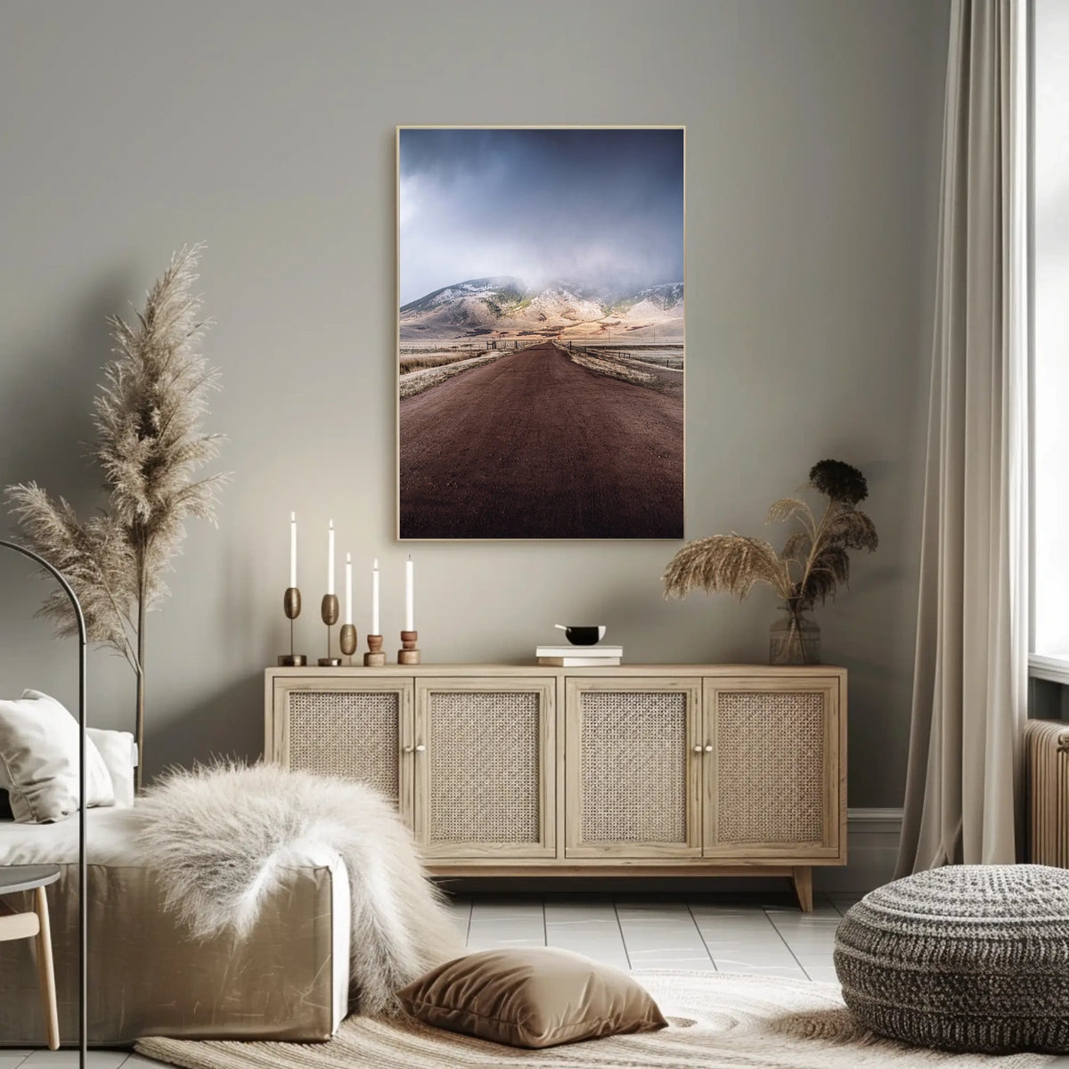 Journey Through The Misty Mountains Poster