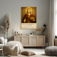 Saint Elizabeth of Hungary Poster PosterGoat
