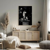 Majestic Husky in Nature Dog Breed Poster PosterGoat