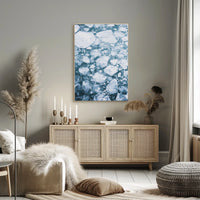 Icy Tundra Serenity Art Print - Abstract or Artistic Poster