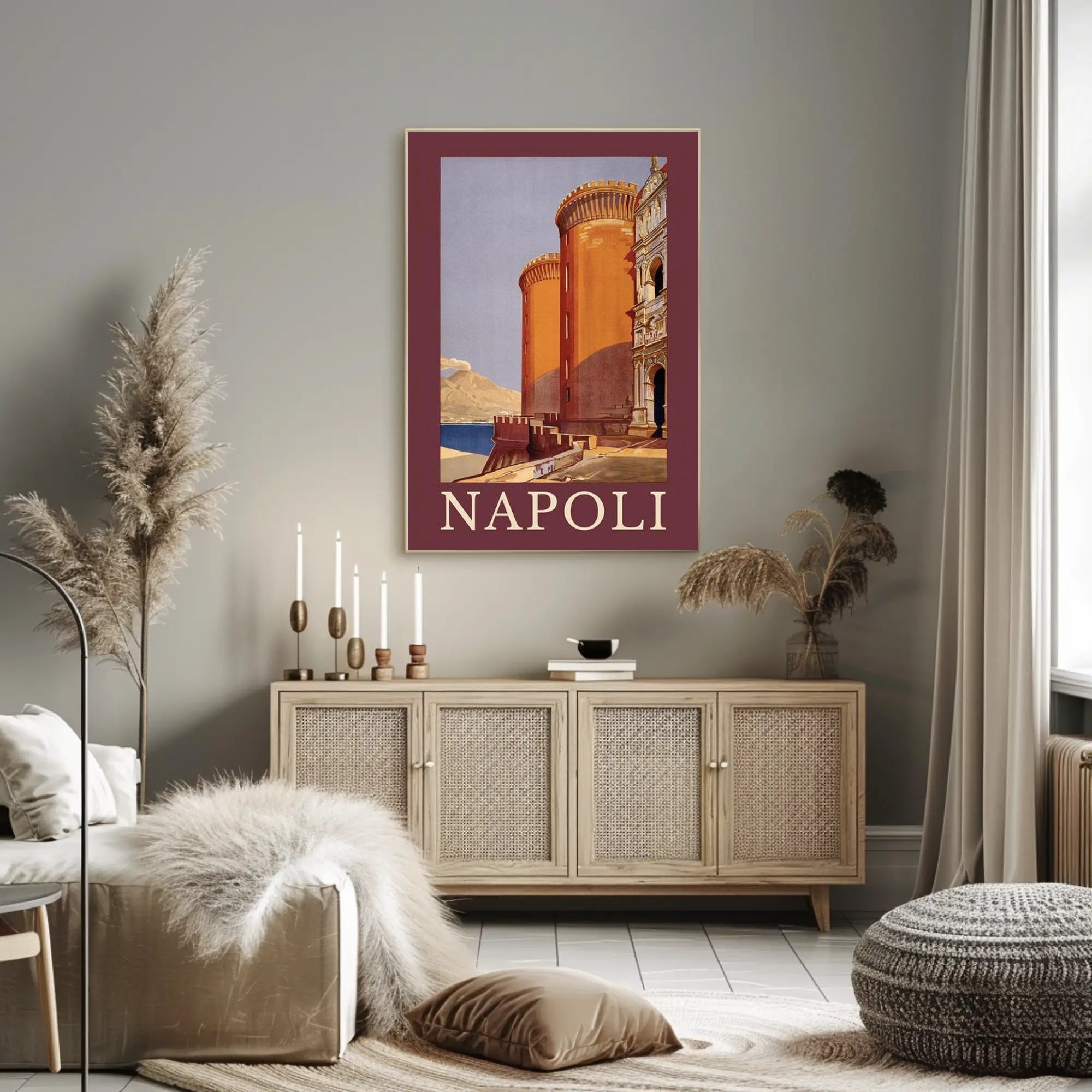 Napoli Architectural Poster