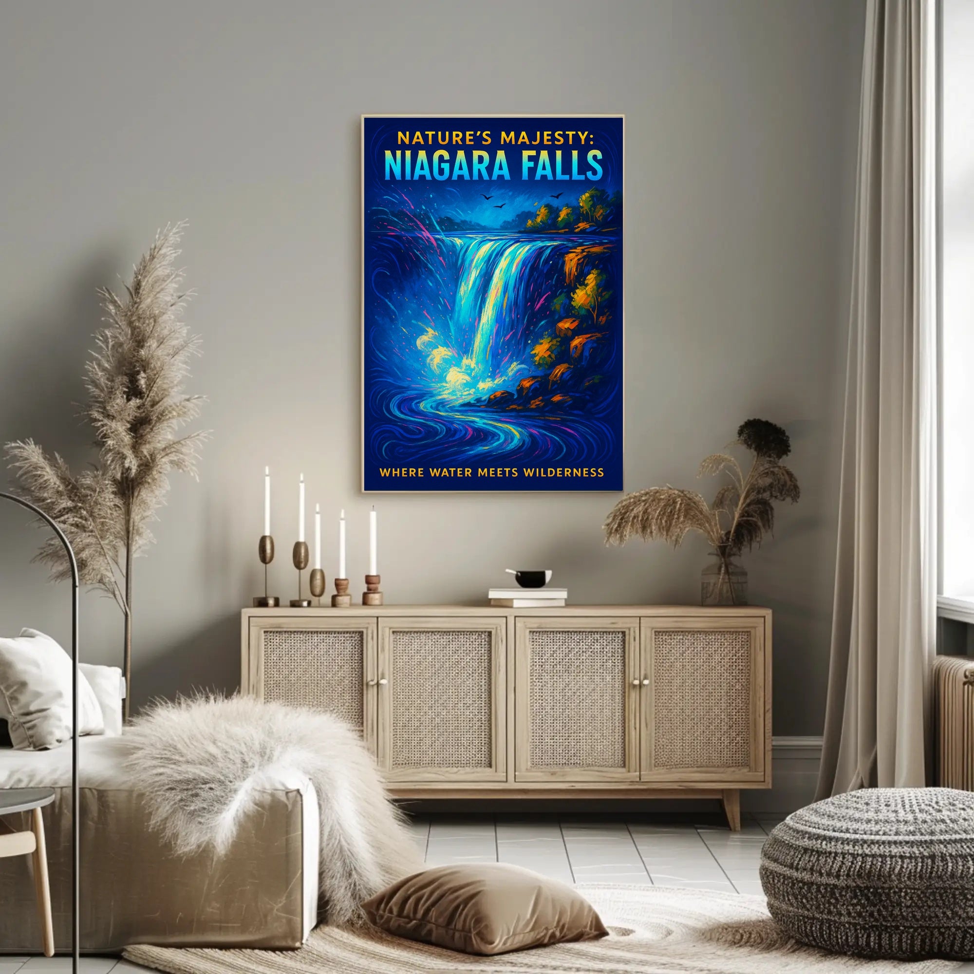 Nature's Majesty: Niagara Falls Poster