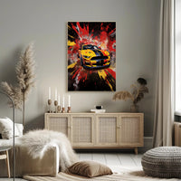 Vibrant Speed Explosion Poster PosterGoat