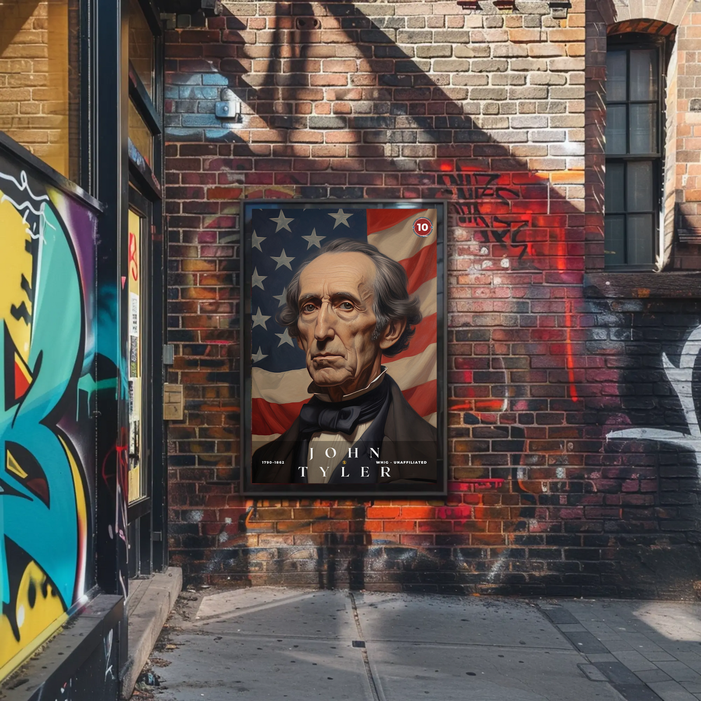 John Tyler 10th President Of The United States Portrait