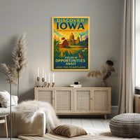 Discover Iowa Fields of Opportunities Poster