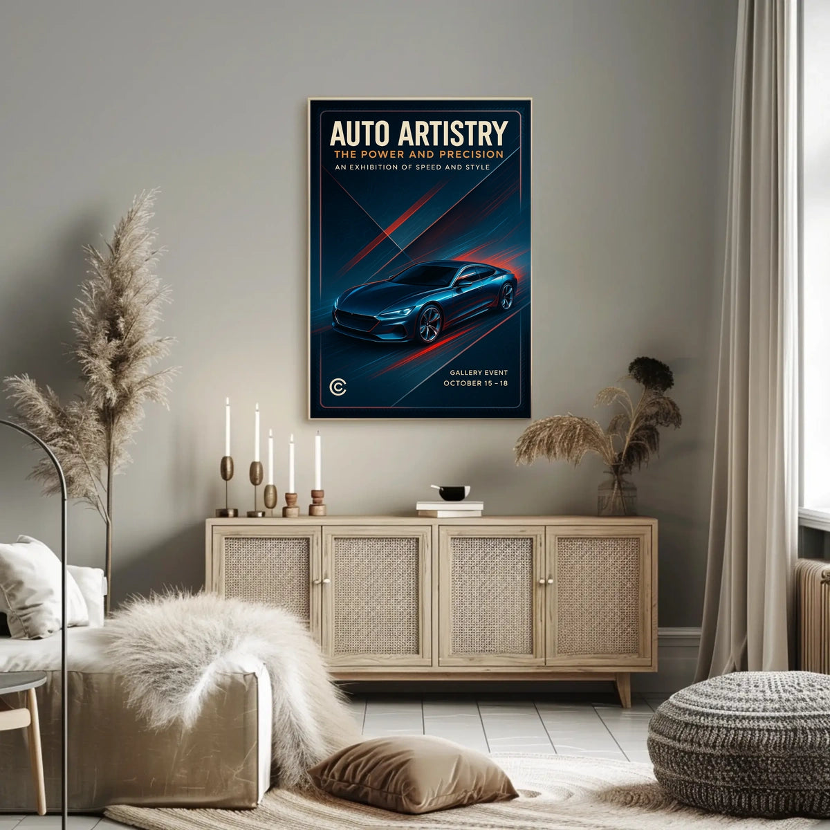 Auto Artistry Exhibition Poster