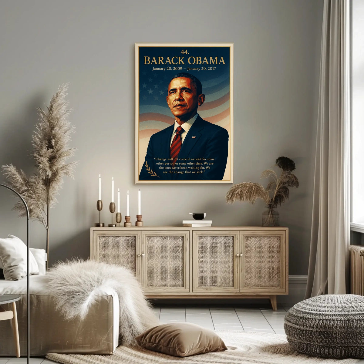 Barack Obama 44th President Political Poster