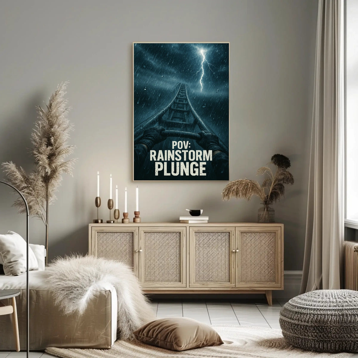Rainstorm Plunge Poster