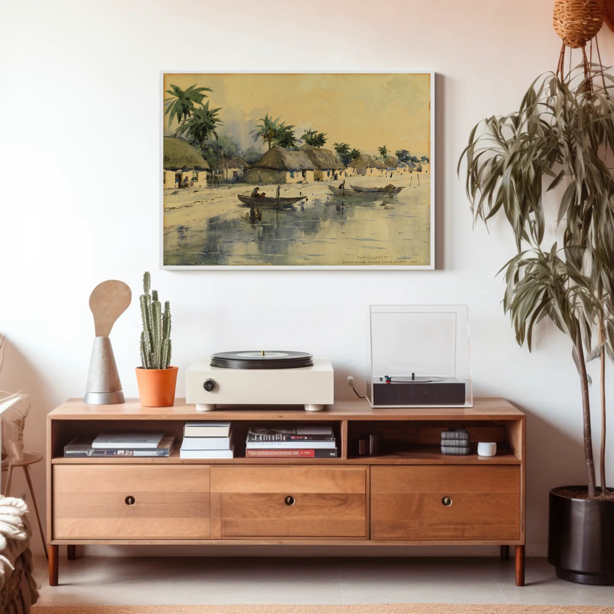 Indian Village, Cozumel Island Poster