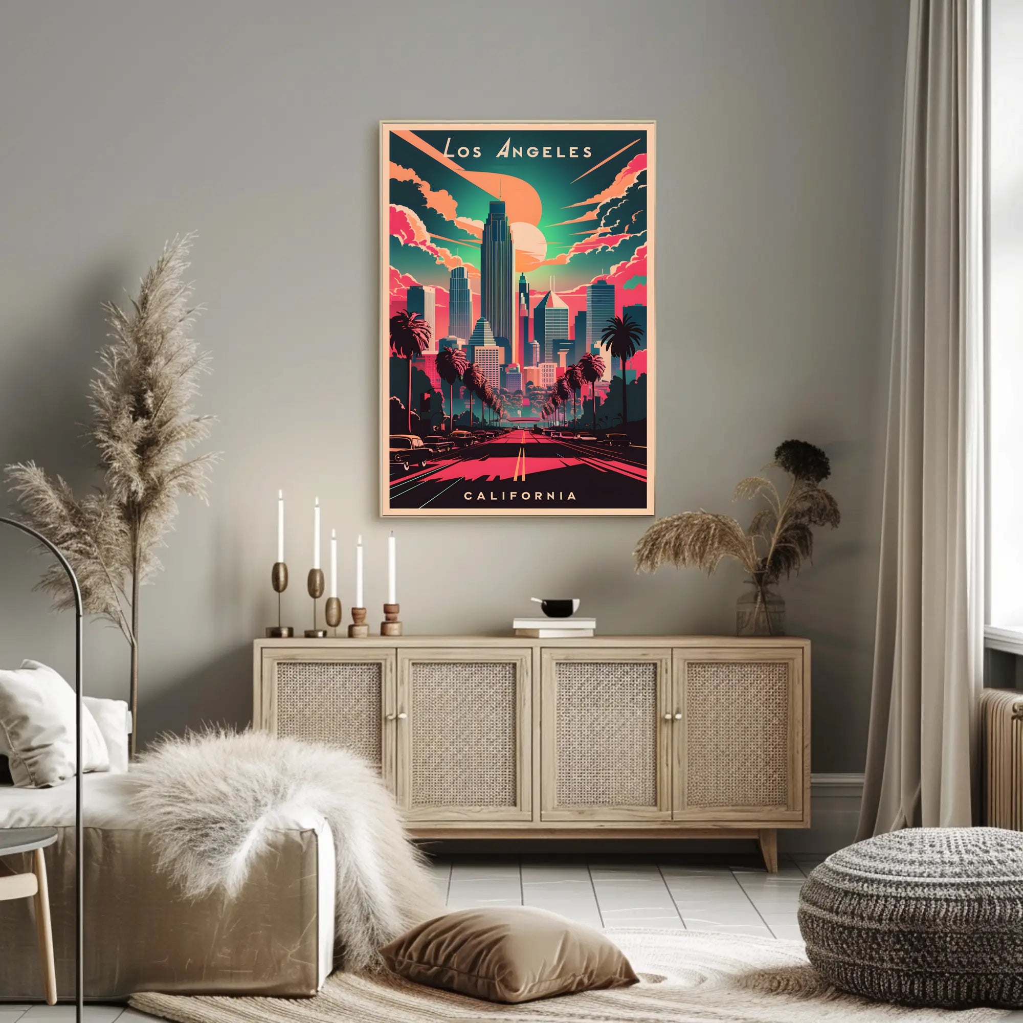 Los Angeles Skyline Poster