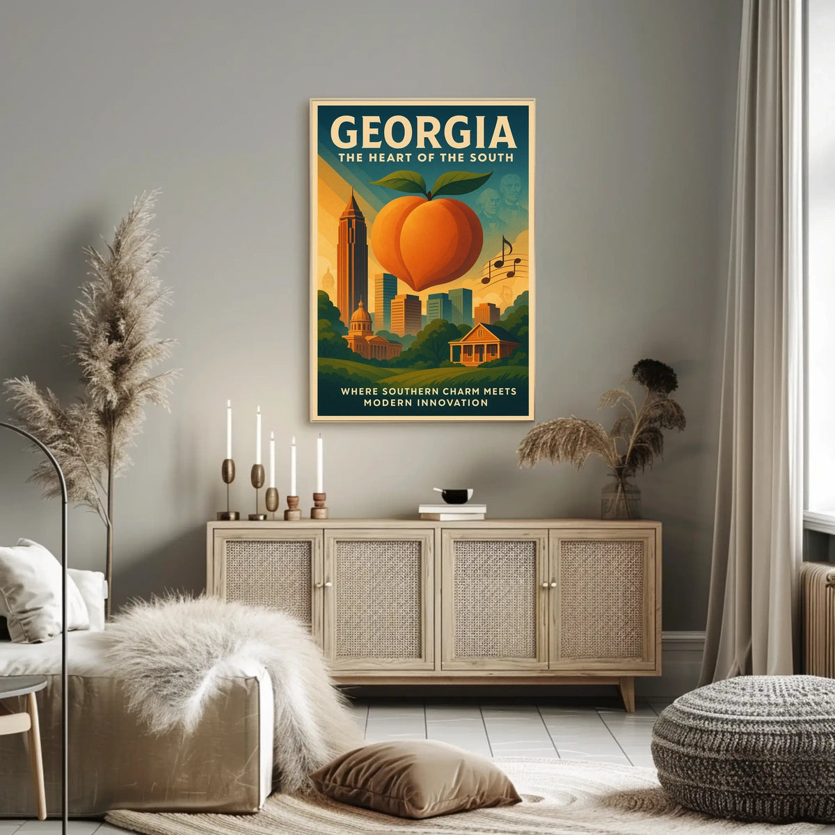 Georgia The Heart Of The South Poster