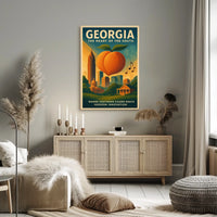 Georgia The Heart Of The South Poster