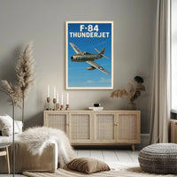F-84 Thunderjet Poster PosterGoat