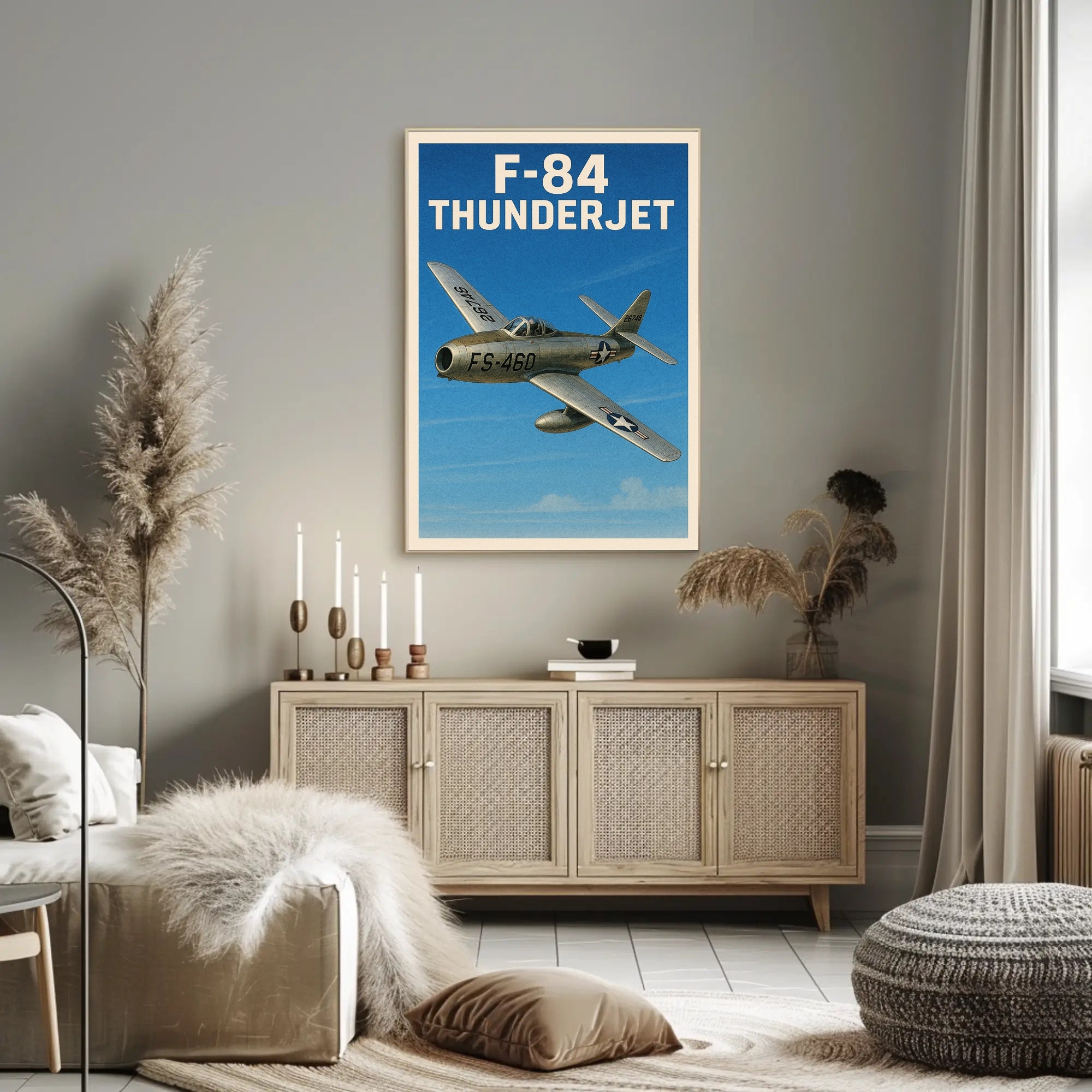 F-84 Thunderjet Poster PosterGoat