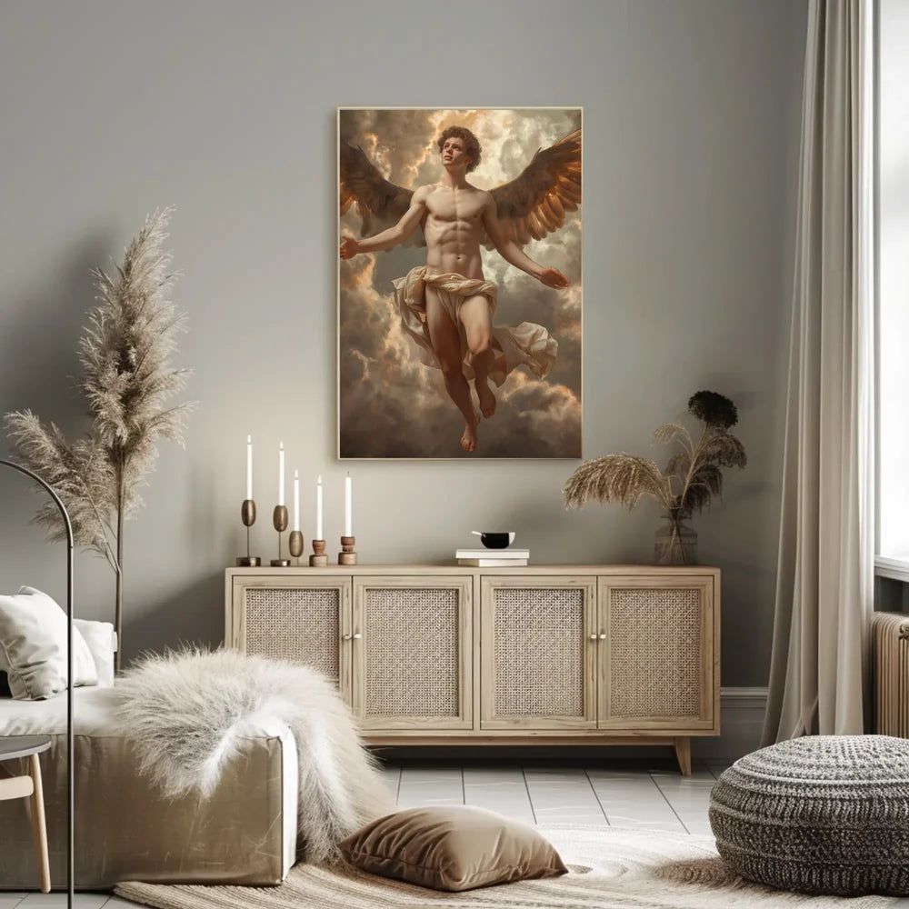 Vintage Coastal City Art Deco Style Poster